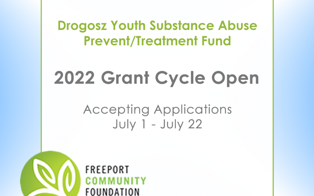 Drogosz Youth Substance Abuse Prevention/Treatment Fund Grant Cycle Open